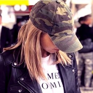 Camouflage baseball  cap